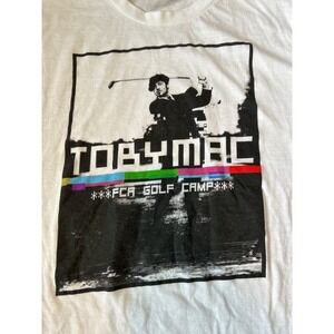 Tultex TobyMac FCA Golf Camp Graphic Print Short Sleeve‎ T-Shirt Medium